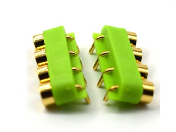 4pin bent pogo pin connector