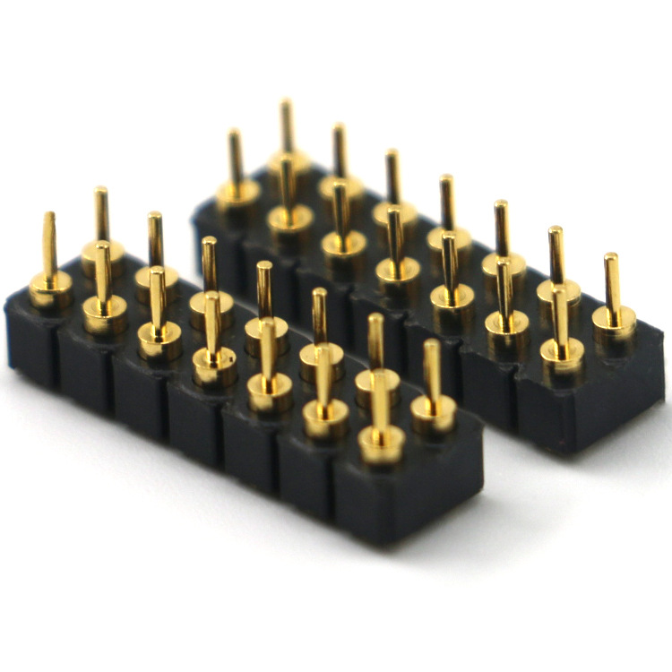 彈簧針雙排14pin大電流充電針導(dǎo)電針天線頂針 pogo pin連接器彈針