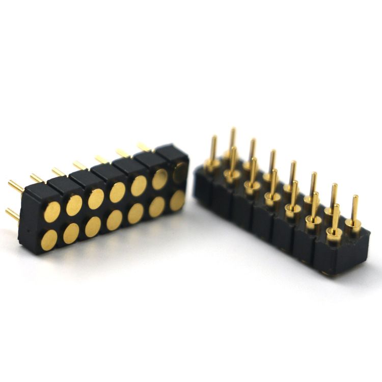 彈簧針雙排14pin大電流充電針導(dǎo)電針天線頂針 pogo pin連接器彈針