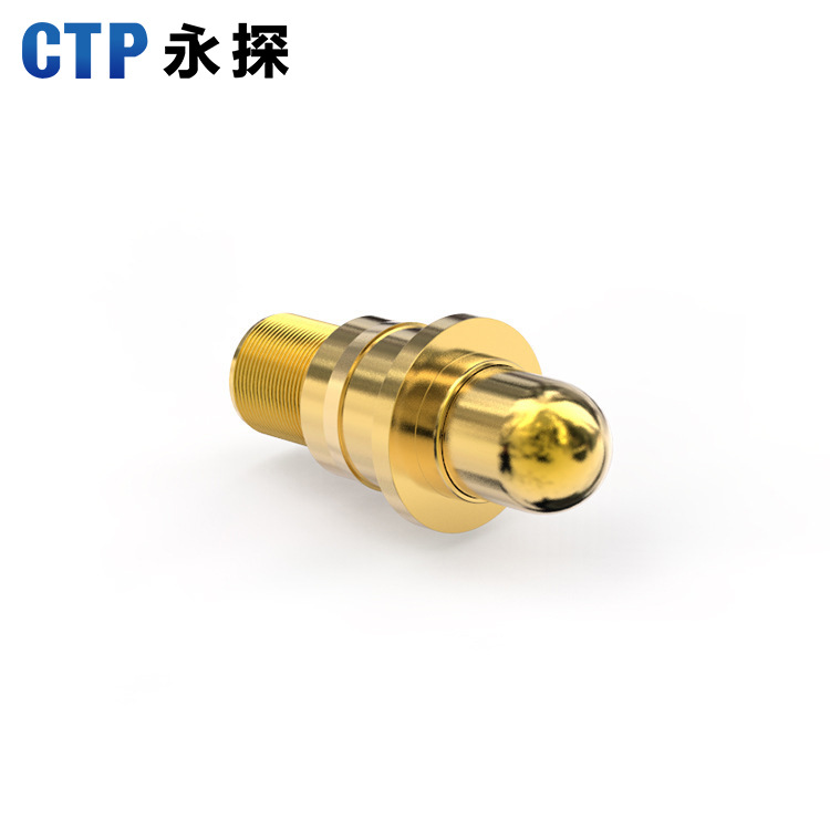 TWS對耳藍(lán)牙耳機(jī)pogo pin頂針雙頭彈簧針大電流 電池插針彈簧頂針