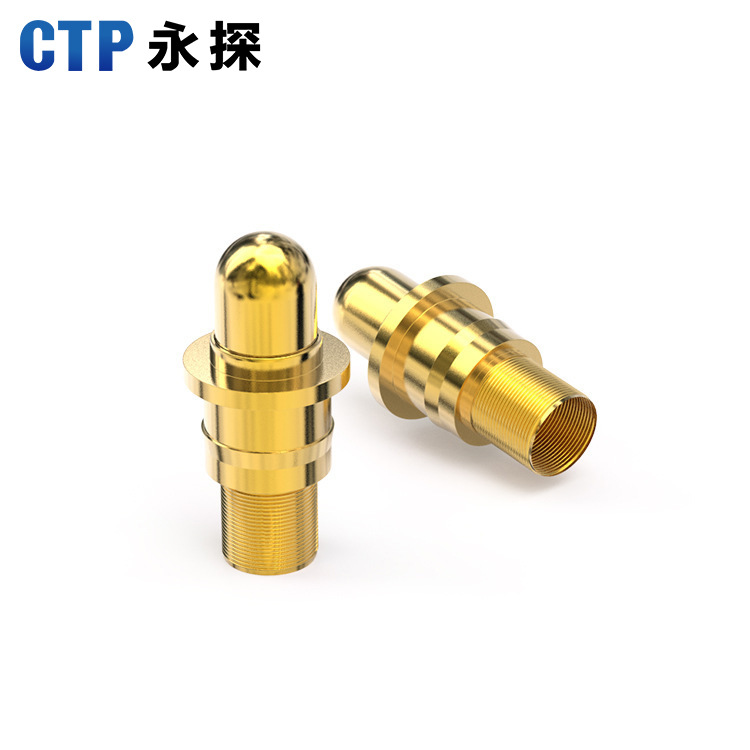 TWS對耳藍(lán)牙耳機(jī)pogo pin頂針雙頭彈簧針大電流 電池插針彈簧頂針