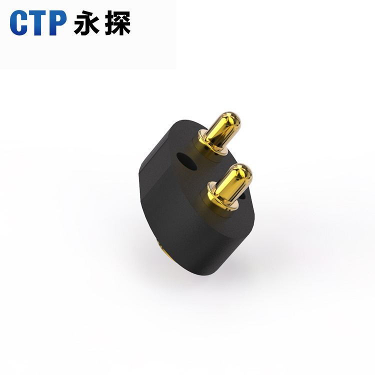 pogopin連接器彈簧探針連接器 智能手環(huán)充電線2pin 藍(lán)牙耳機(jī)頂針