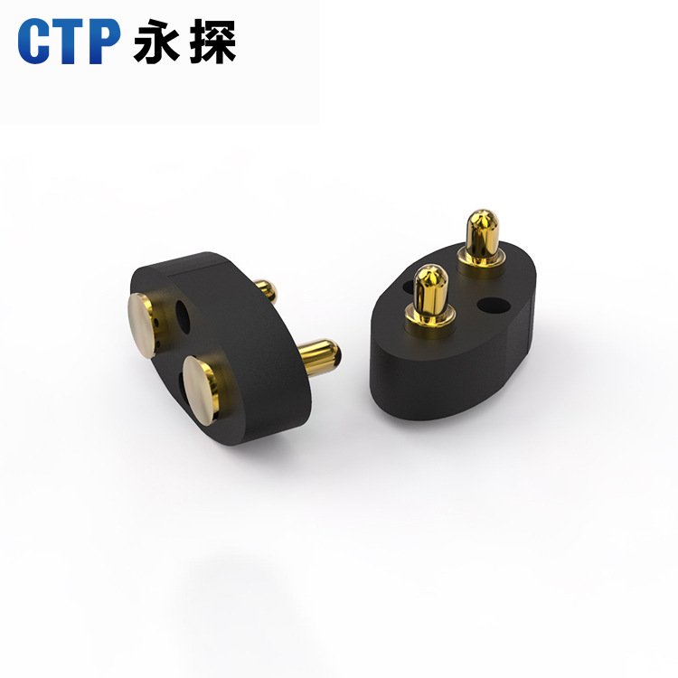 pogopin連接器彈簧探針連接器 智能手環(huán)充電線2pin 藍(lán)牙耳機(jī)頂針