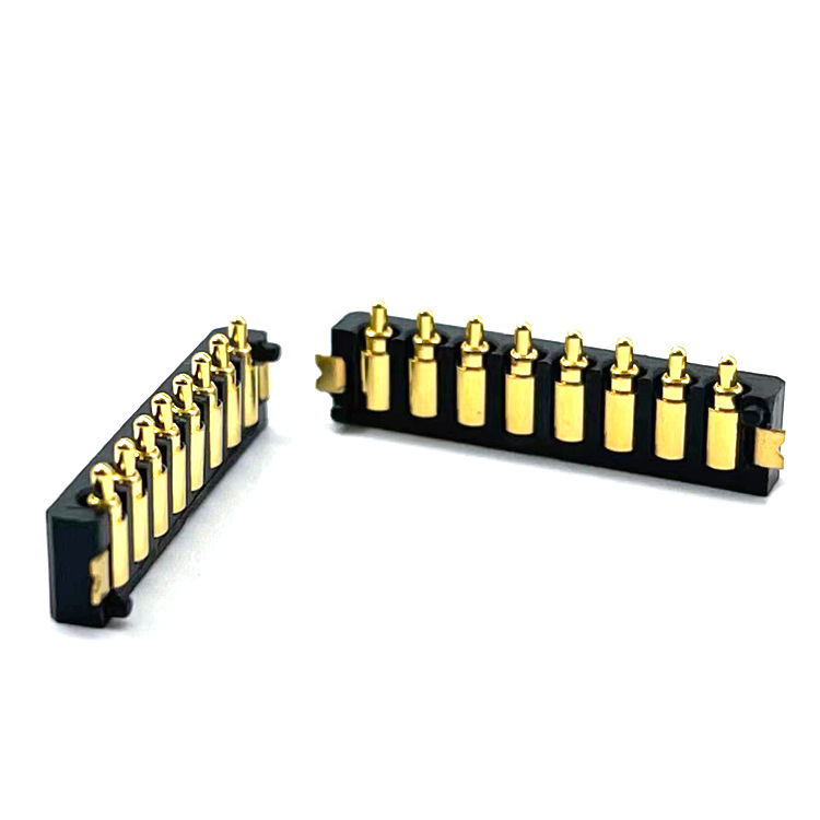智能穿戴充電8pin連接器POGOPIN彈簧針pogopin側(cè)焊貼片導(dǎo)電針