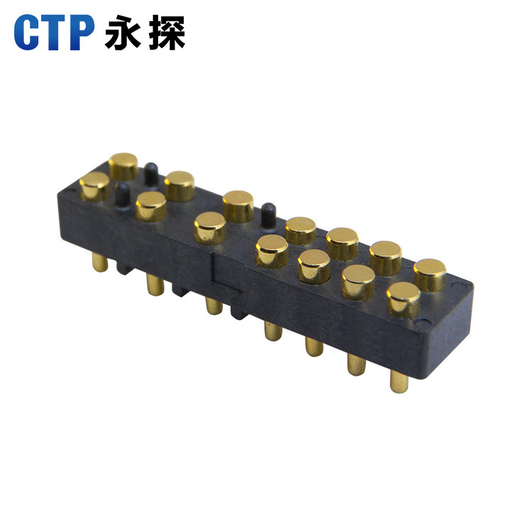 pogopin彈簧針通訊數(shù)碼大充電探針 手環(huán)USB連接器14pin鍍金彈針