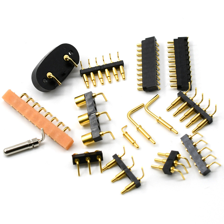 廠家折彎pogopin充電針導(dǎo)電探針 充電寶彈針?biāo){牙耳機(jī)觸針彈簧針