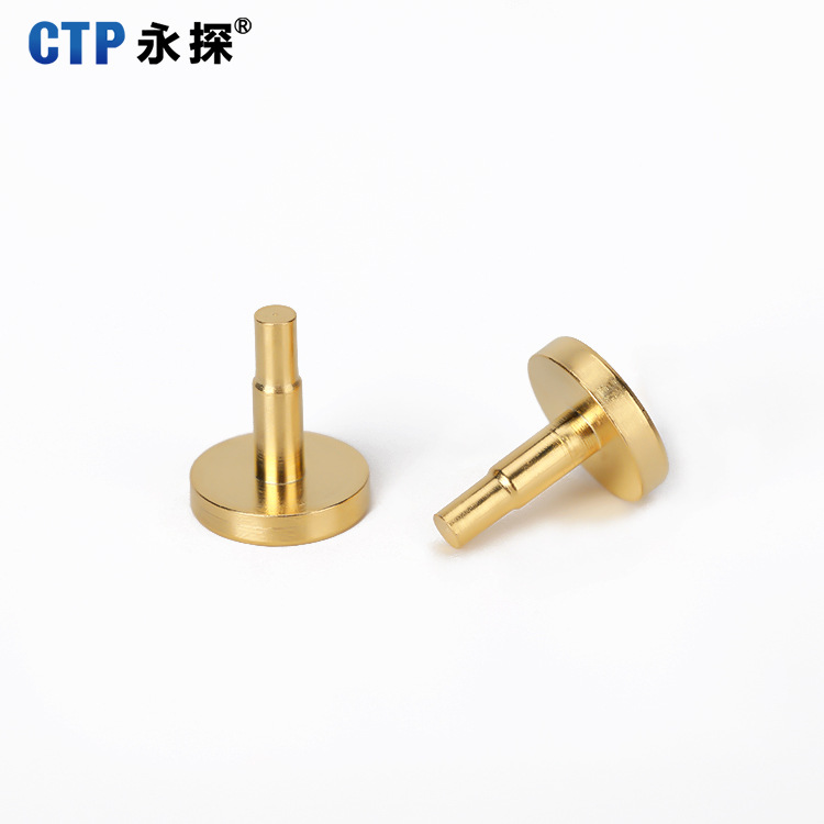 工廠直供pogo pin 電流針充電彈簧針 接觸式天線頂針連接器鍍金針