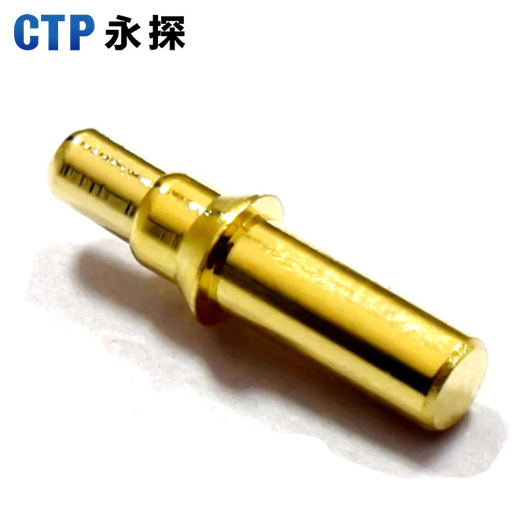 廠家非標(biāo)定 制鍍金黃銅觸針pogopin 彈簧針 大電流針頂針連接器