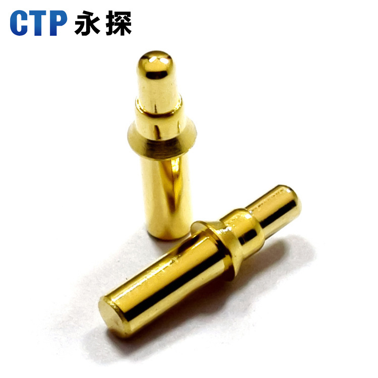廠家非標(biāo)定 制鍍金黃銅觸針pogopin 彈簧針 大電流針頂針連接器